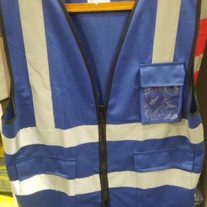 Supplier of High Visibility Blue Reflective Safety Vest in Dubai